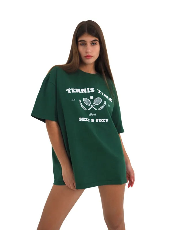 Green T-SHIRT sold by Foxy Activewear