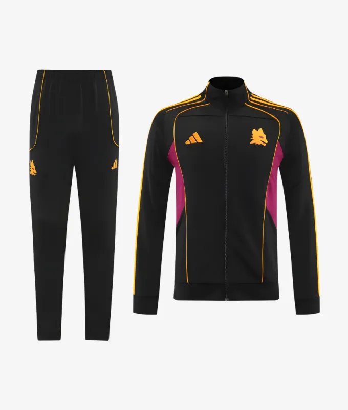 ROMA 2025/26 BLACK FULL ZIP TRACKSUIT made by False9Fits
