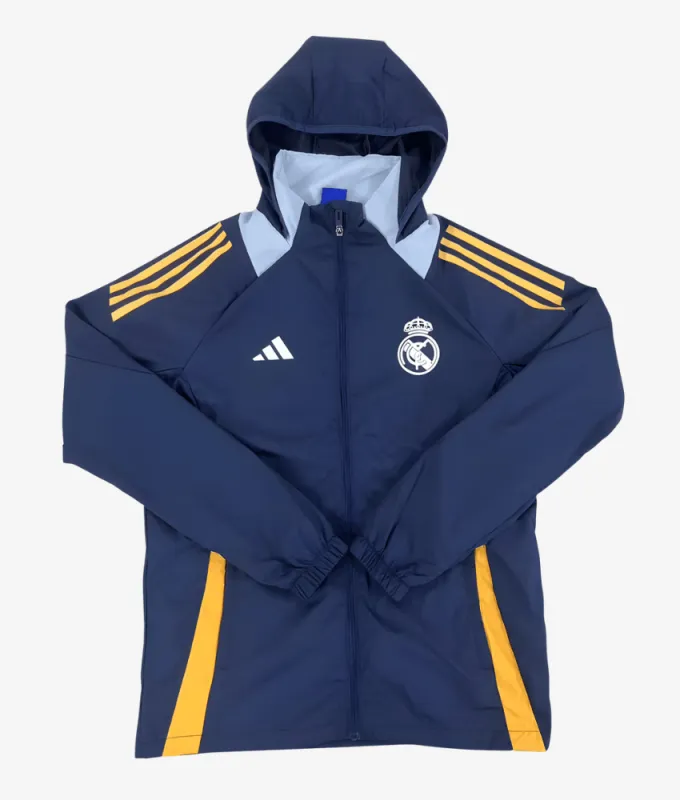 REAL MADRID 2025/26 HOODED WINDBREAKER made by False9Fits