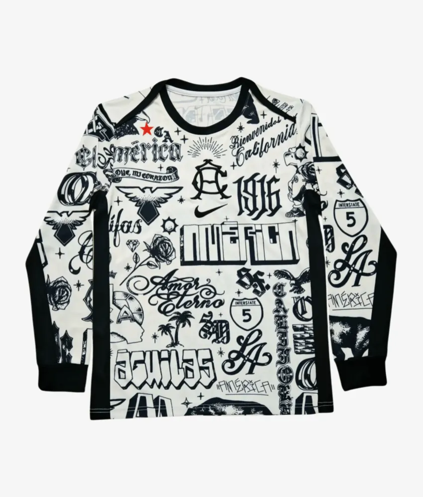 CLUB AMERICA 2024/25 TRAINING LONG SLEEVE SHIRT sold by False9Fits