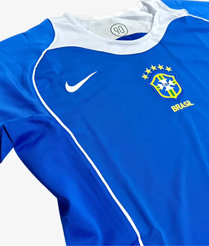 BRAZIL 2004 RETRO AWAY SHIRT sold by False9Fits product image thumbnail 3