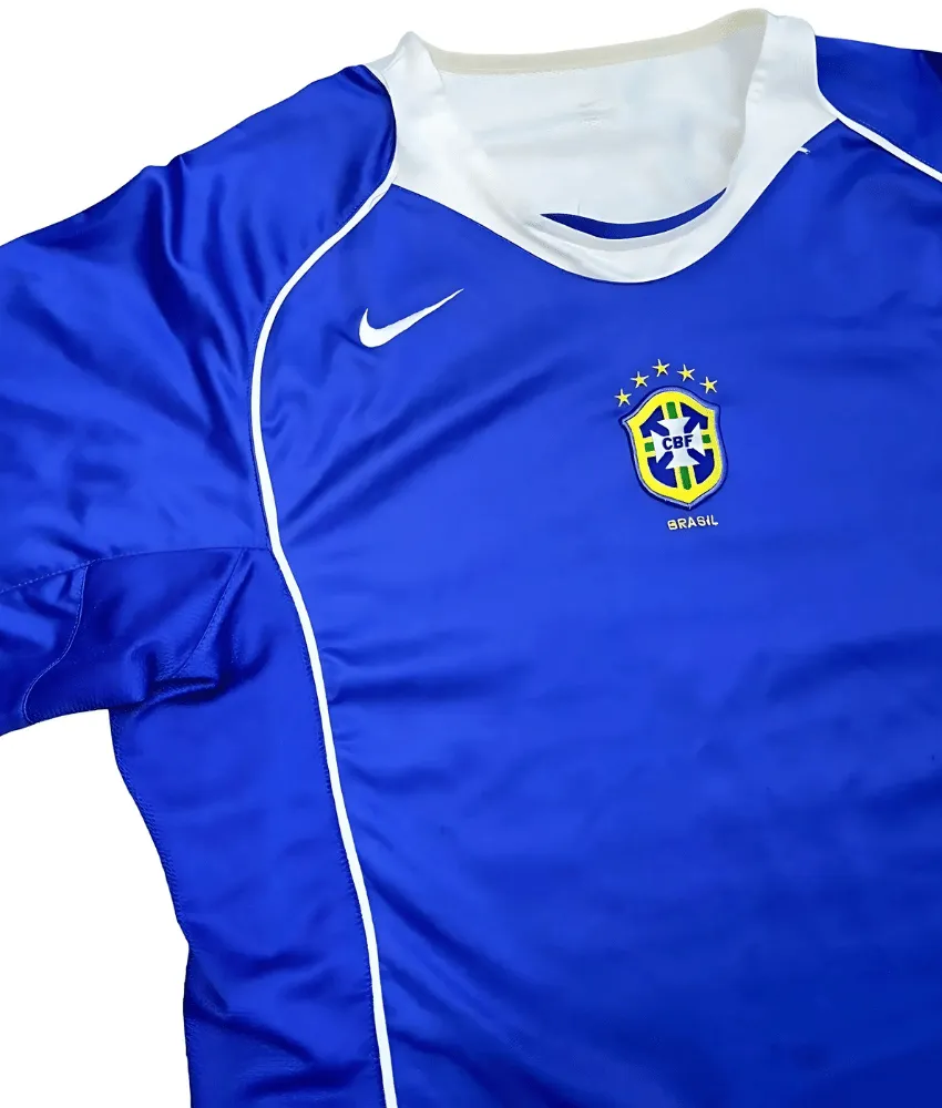 BRAZIL 2004 RETRO AWAY SHIRT sold by False9Fits product image thumbnail 2