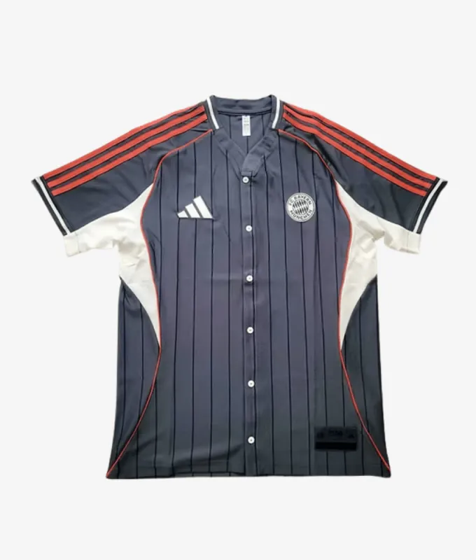 BAYERN MUNICH 2025/26 RETRO BASEBALL SHIRT sold by False9Fits