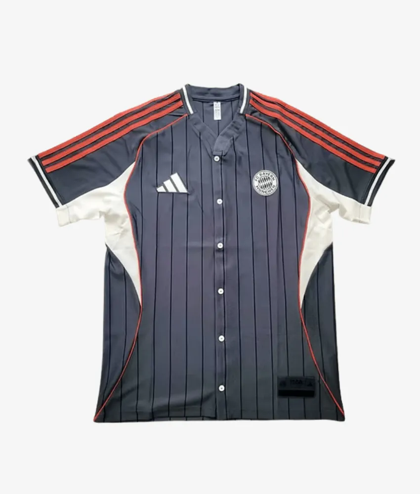 BAYERN MUNICH 2025/26 RETRO BASEBALL SHIRT sold by False9Fits