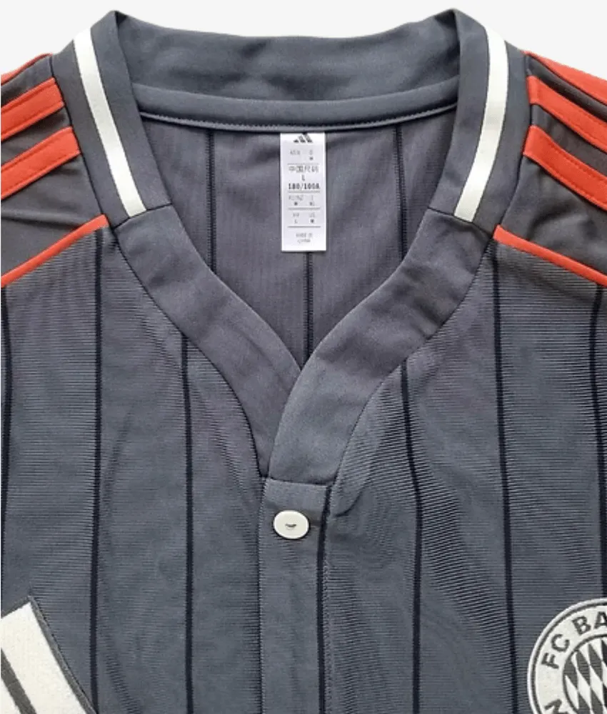 BAYERN MUNICH 2025/26 RETRO BASEBALL SHIRT sold by False9Fits product image thumbnail 4