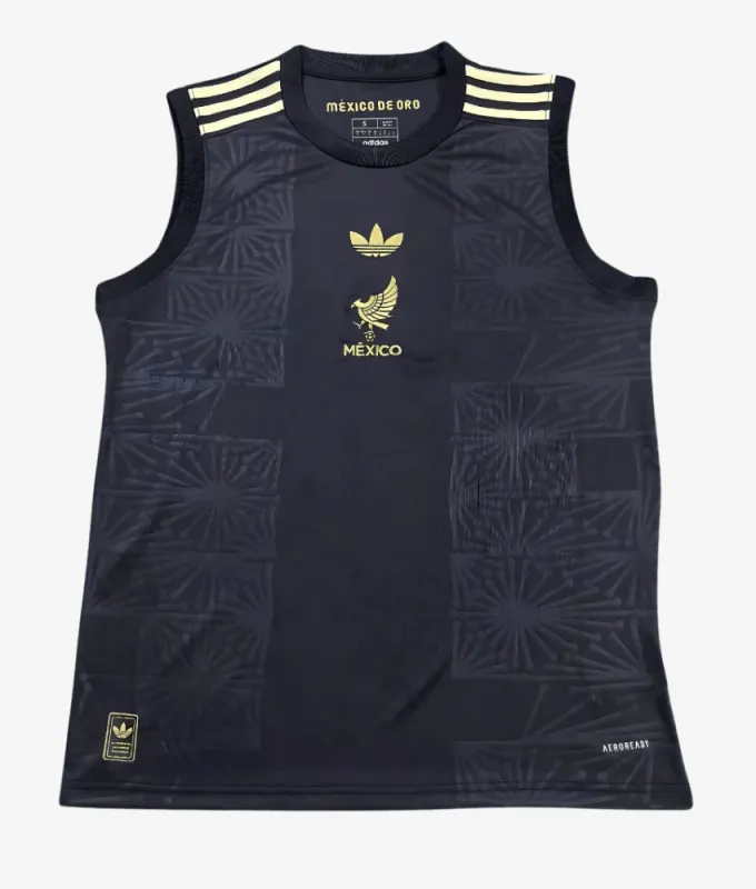 MEXICO 2024/25 GOLD CUP BLACK VEST sold by False9Fits
