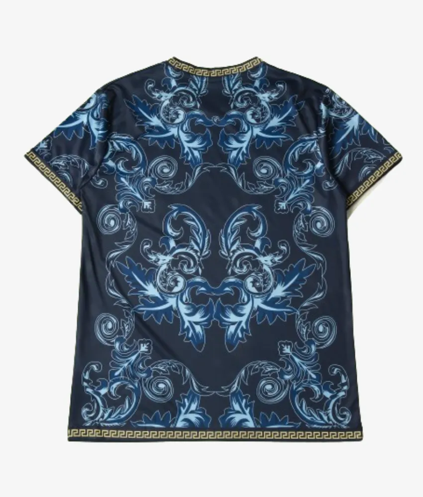 ITALY X VERSACE 2022 CONCEPT (BLUE) HOME SHIRT sold by False9Fits product image thumbnail 5