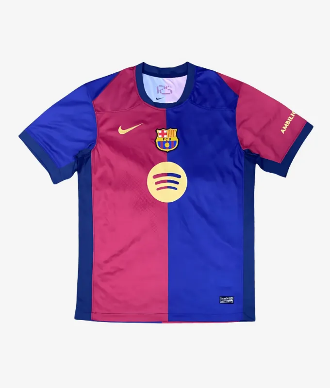 BARCELONA 2024/25 HOME SHIRT ANNIVERSARY EDITION made by False9Fits