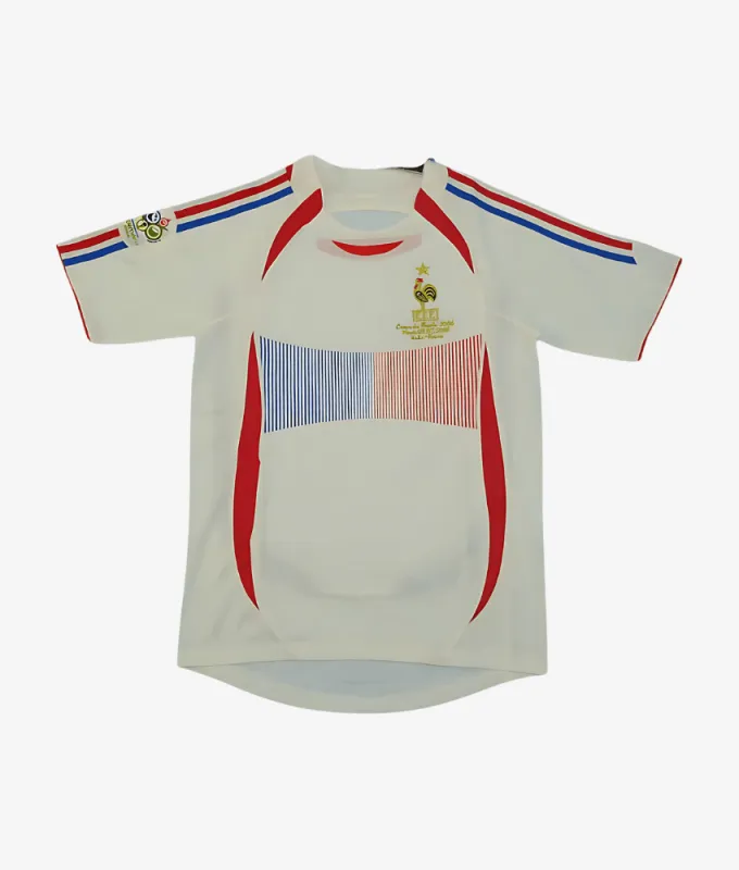 FRANCE 2006 AWAY RETRO SHIRT made by False9Fits