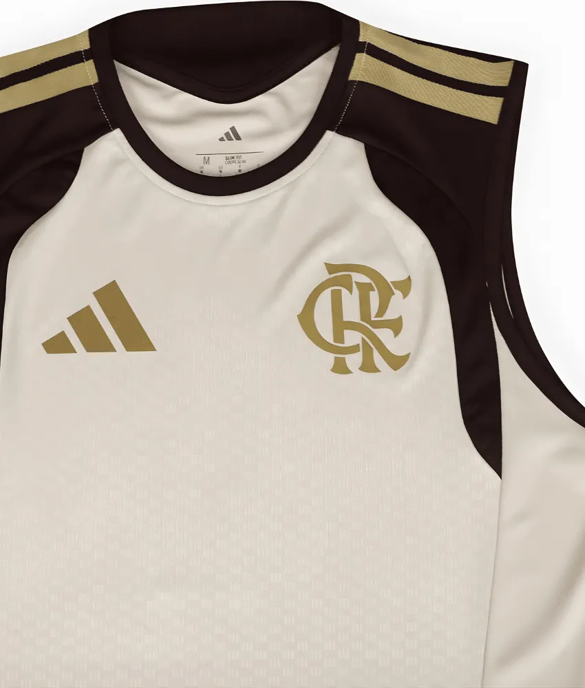 FLAMENGO 2025/26 CREAM VEST sold by False9Fits product image thumbnail 2