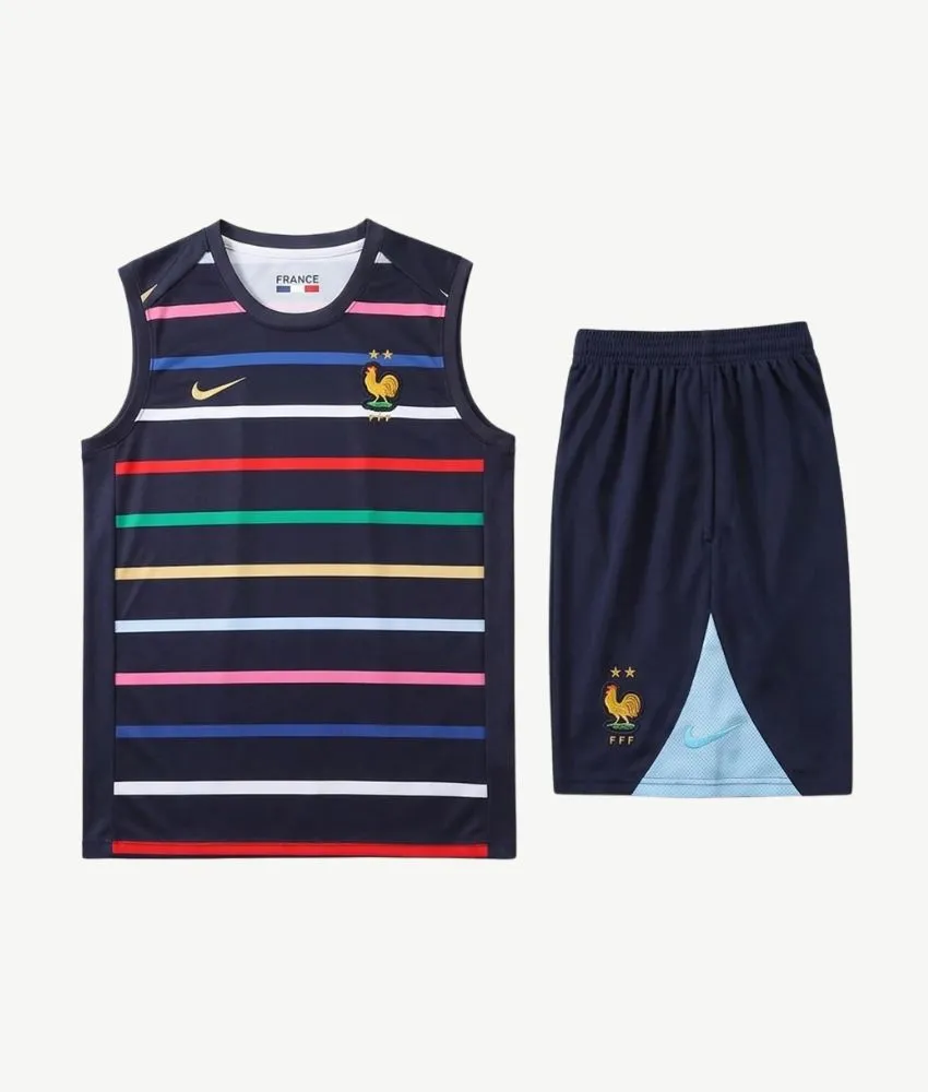FRANCE 2024 STRIPED VEST SET sold by False9Fits