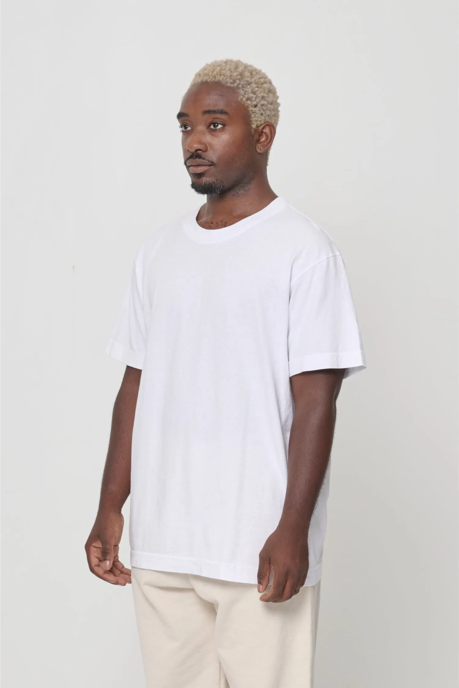 White Short Sleeve Trash Tee sold by Everybody.World product image thumbnail 3