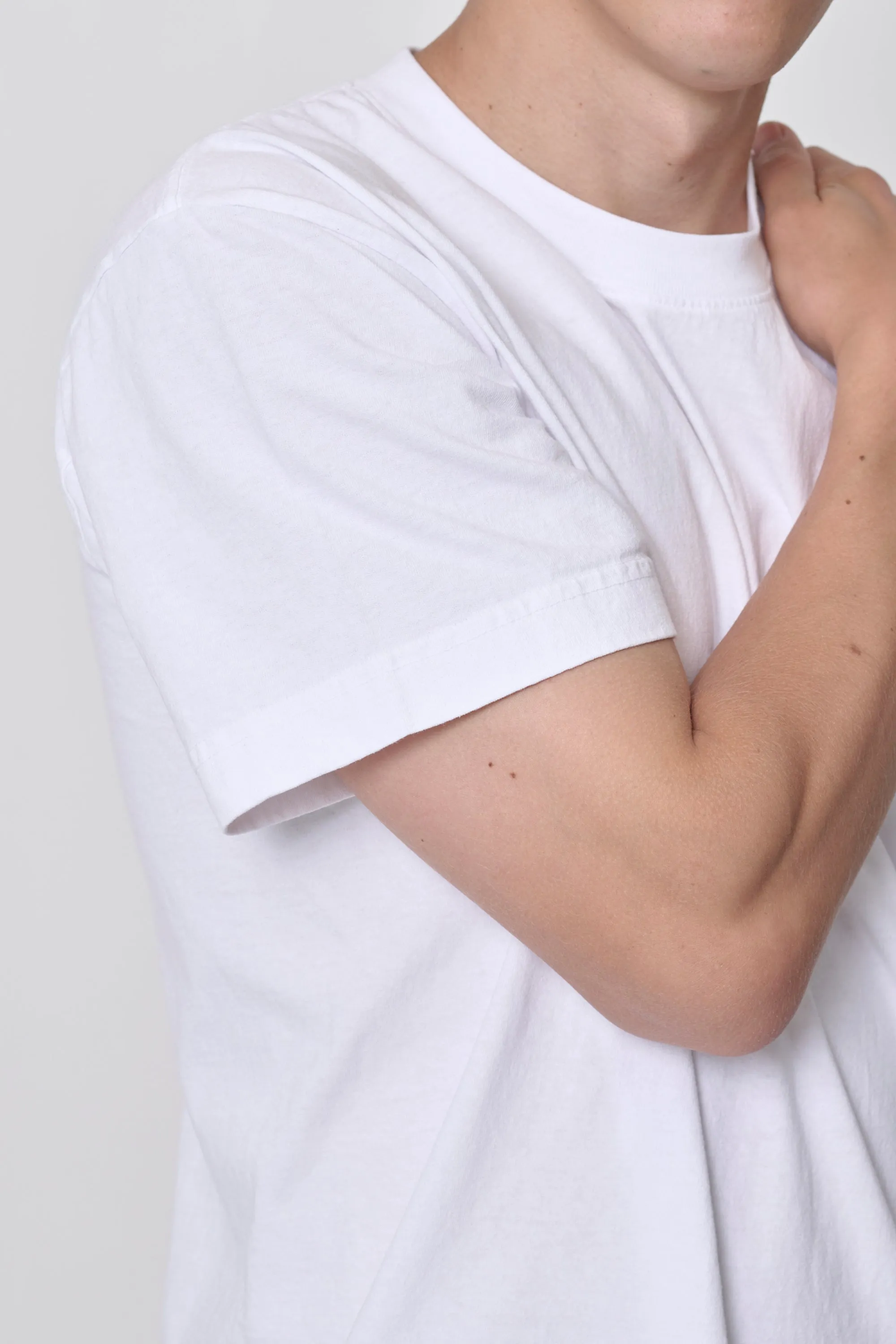 White Short Sleeve Trash Tee sold by Everybody.World product image thumbnail 5