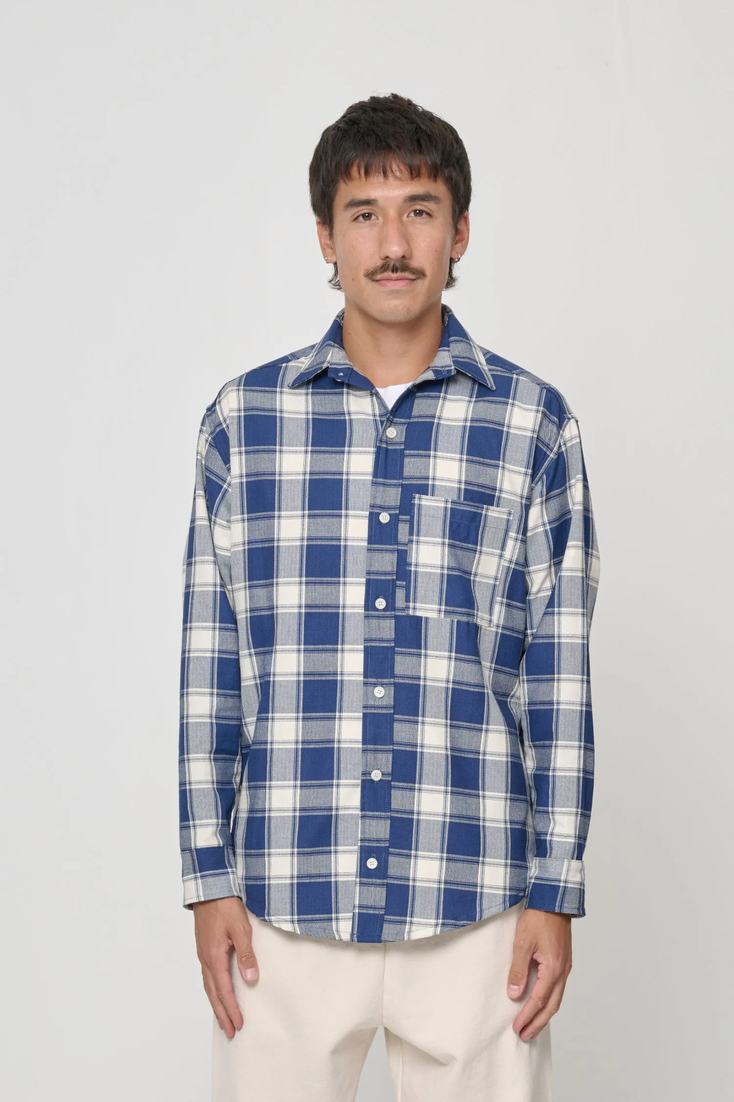 Plaid Button-Up Shirt sold by Everybody.World