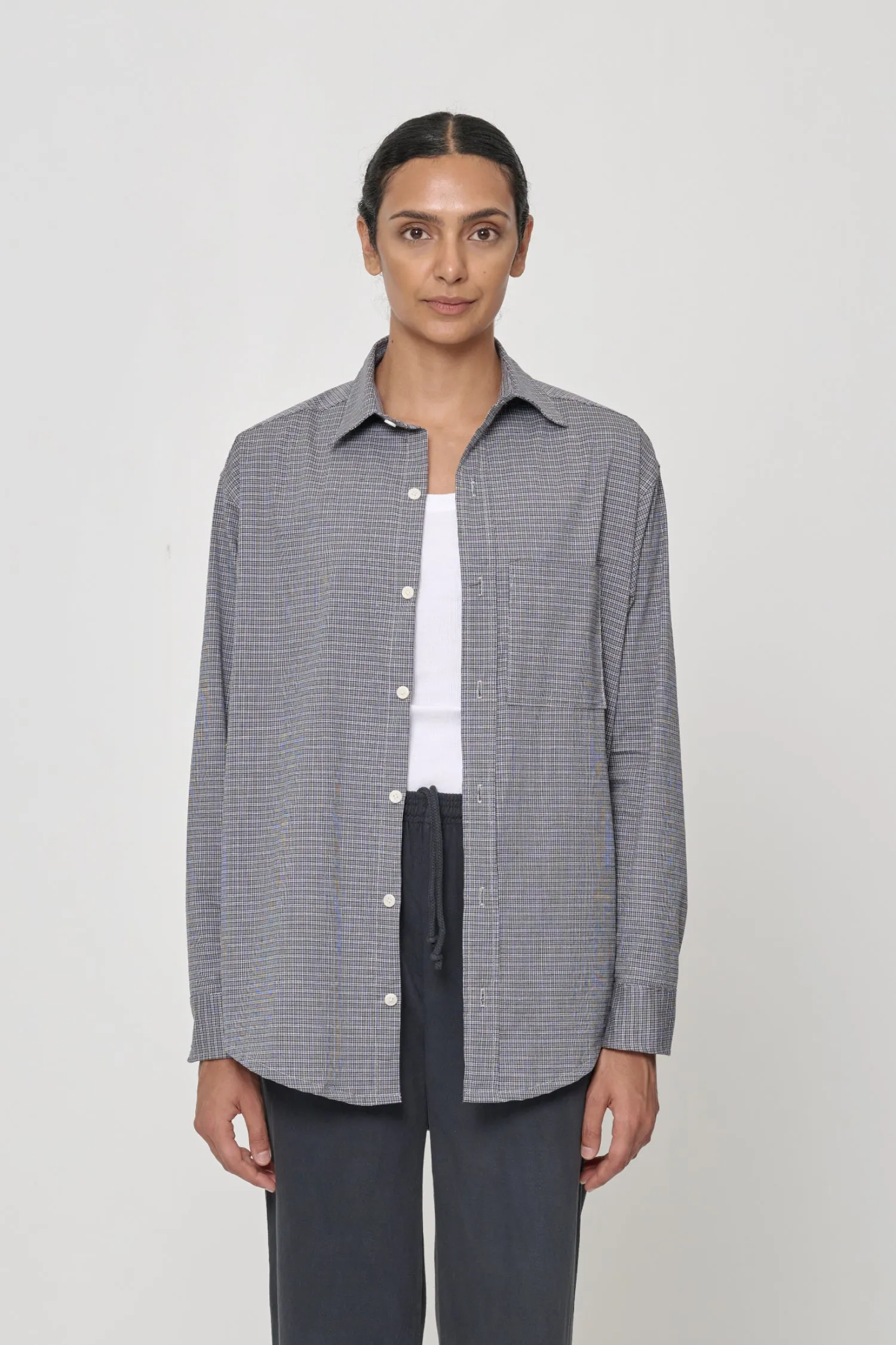 Plaid Button-Up Shirt sold by Everybody.World product image thumbnail 3