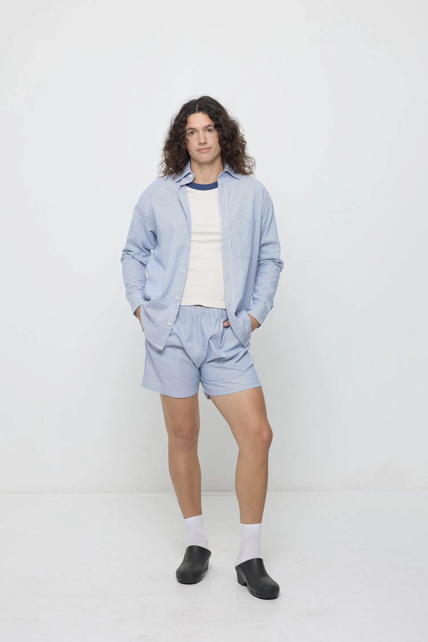 Stripe Poplin Button-Up Shirt sold by Everybody.World product image thumbnail 3