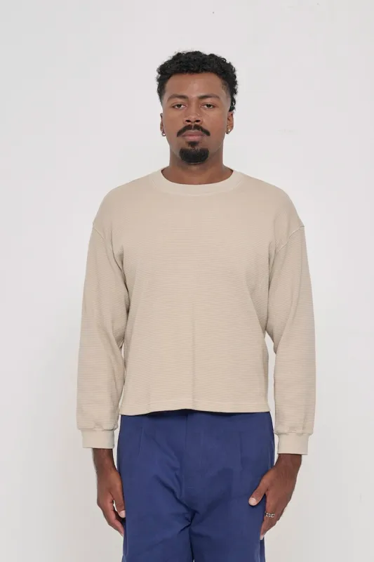 Thermal Long Sleeve Boxier Trash Tee sold by Everybody.World