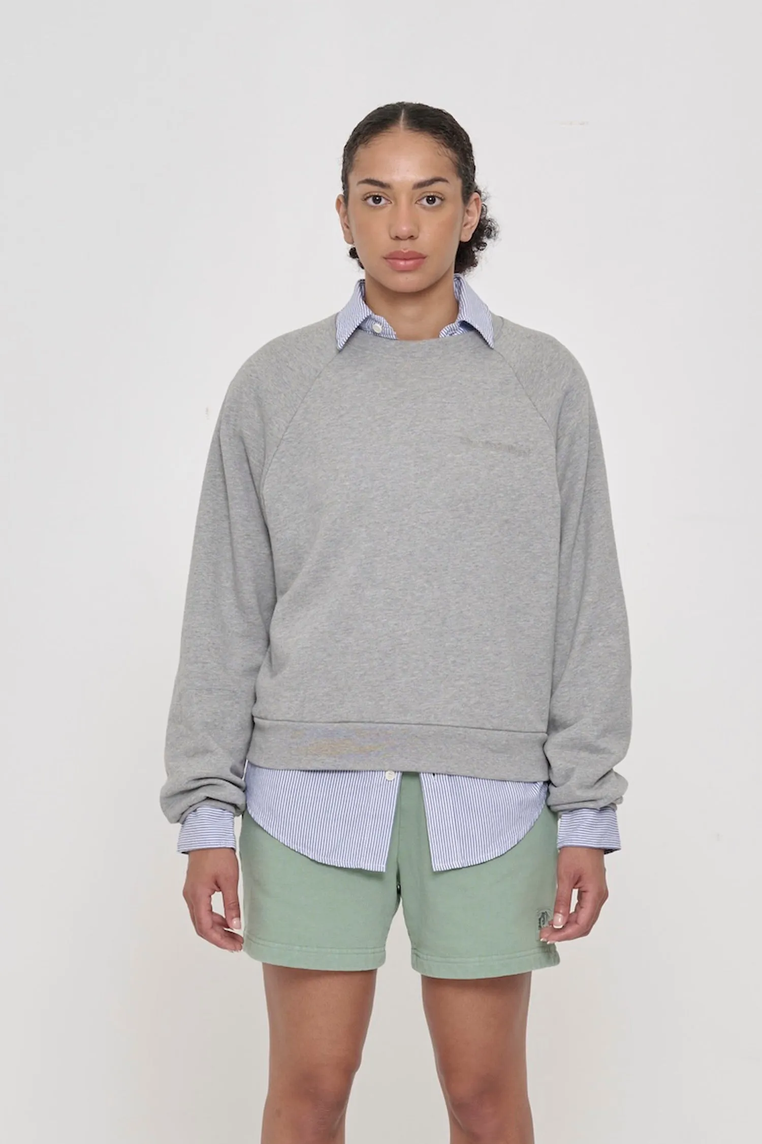 Heather Raglan Sweatshirt sold by Everybody.World