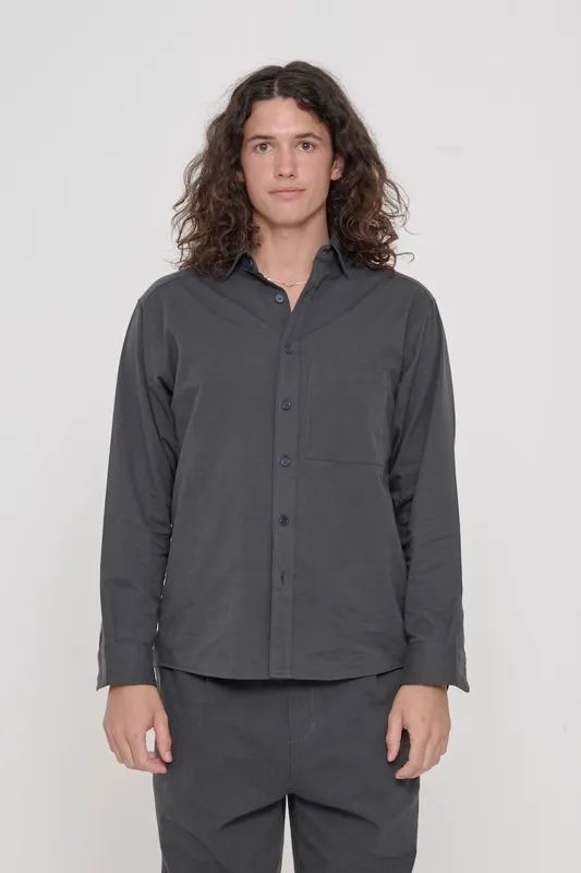 Peach Fuzz Twill Button-Up Shirt sold by Everybody.World