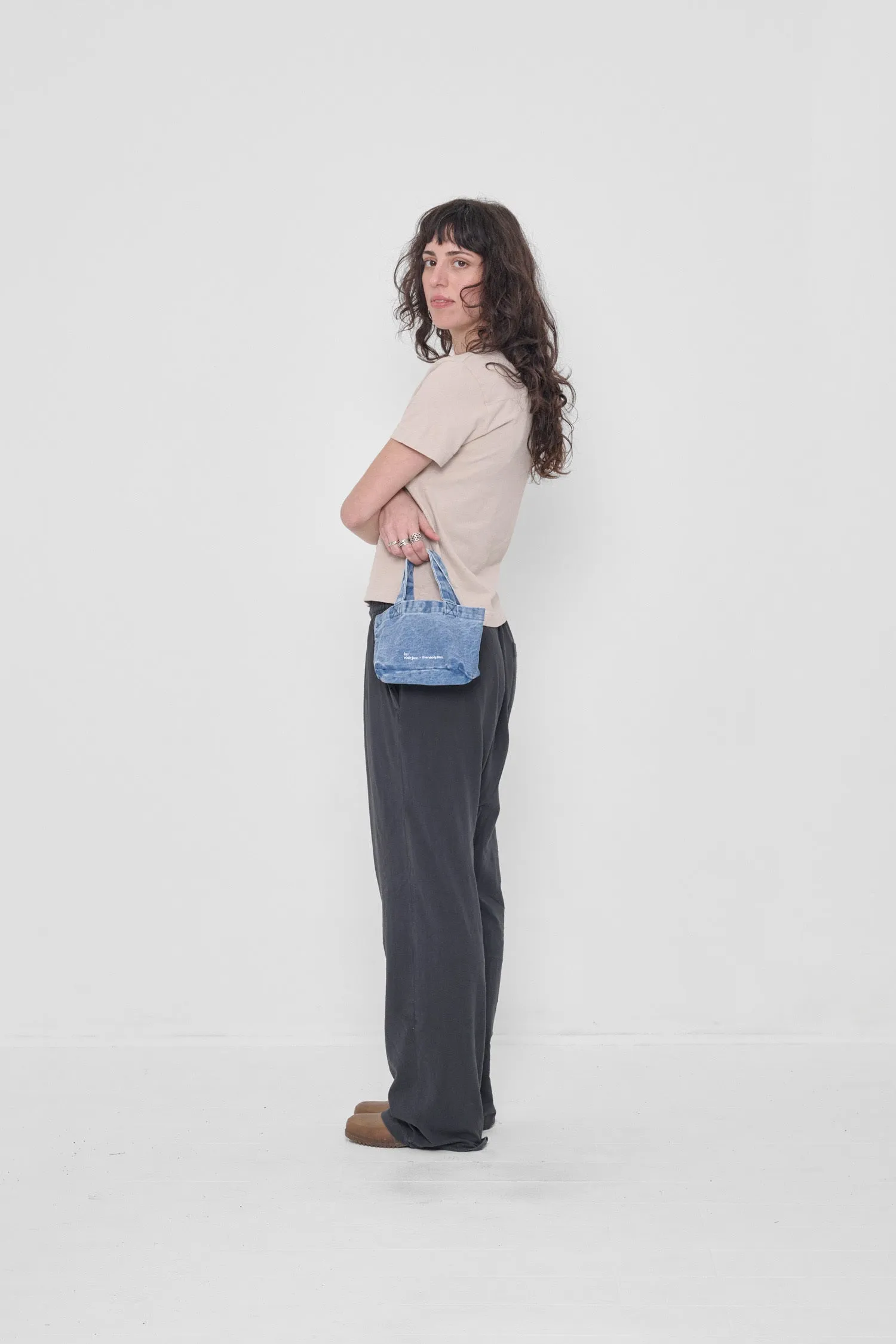 Denim Mini Tote sold by Everybody.World product image thumbnail 4
