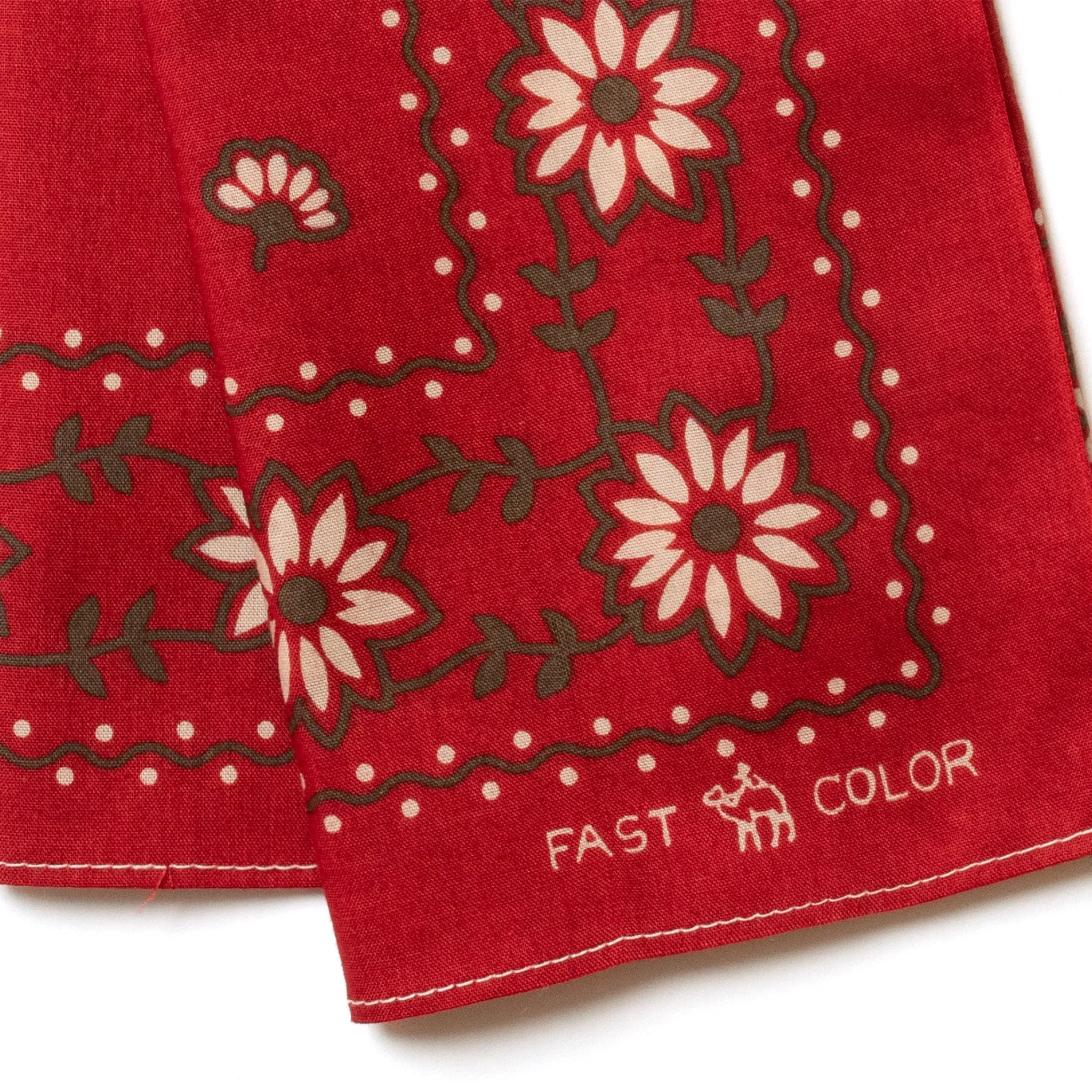 One Ear Brand ‘The Camel Brand’ Edelweiss Bandana sold by Blackhorse Lane Ateliers product image thumbnail 5