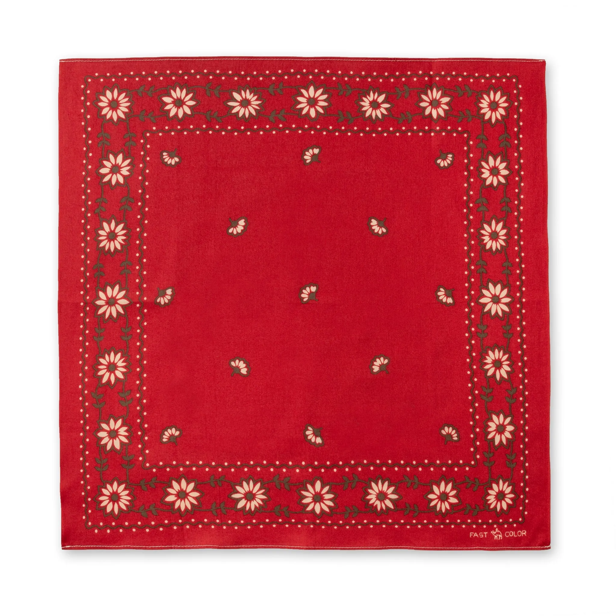 One Ear Brand ‘The Camel Brand’ Edelweiss Bandana sold by Blackhorse Lane Ateliers product image thumbnail 3