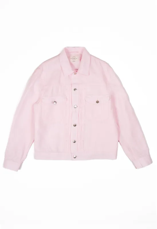 W10 Type II Linen Jacket Pink made by Blackhorse Lane Ateliers
