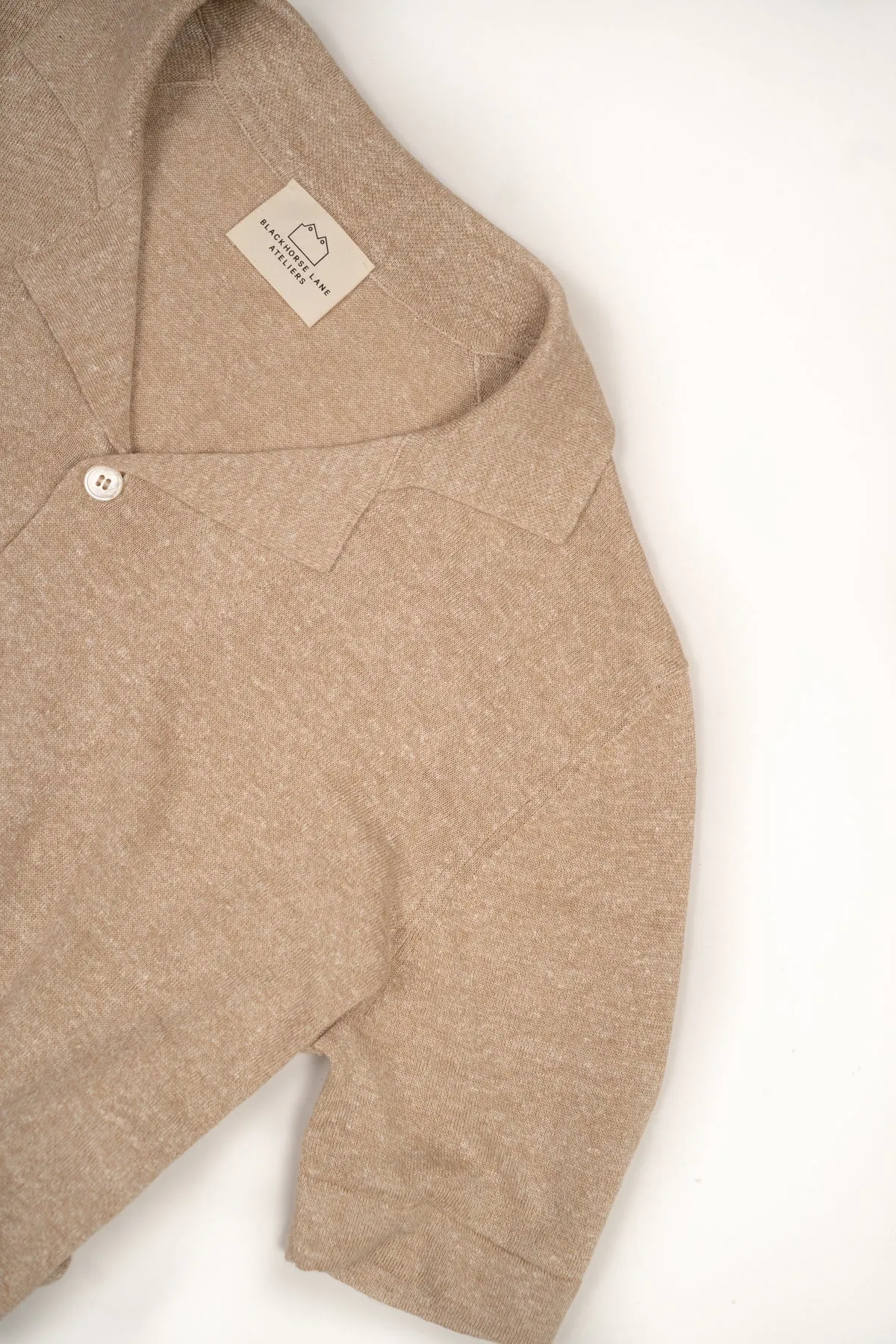 Men's Open Collar Knit - Brown sold by Blackhorse Lane Ateliers product image thumbnail 3