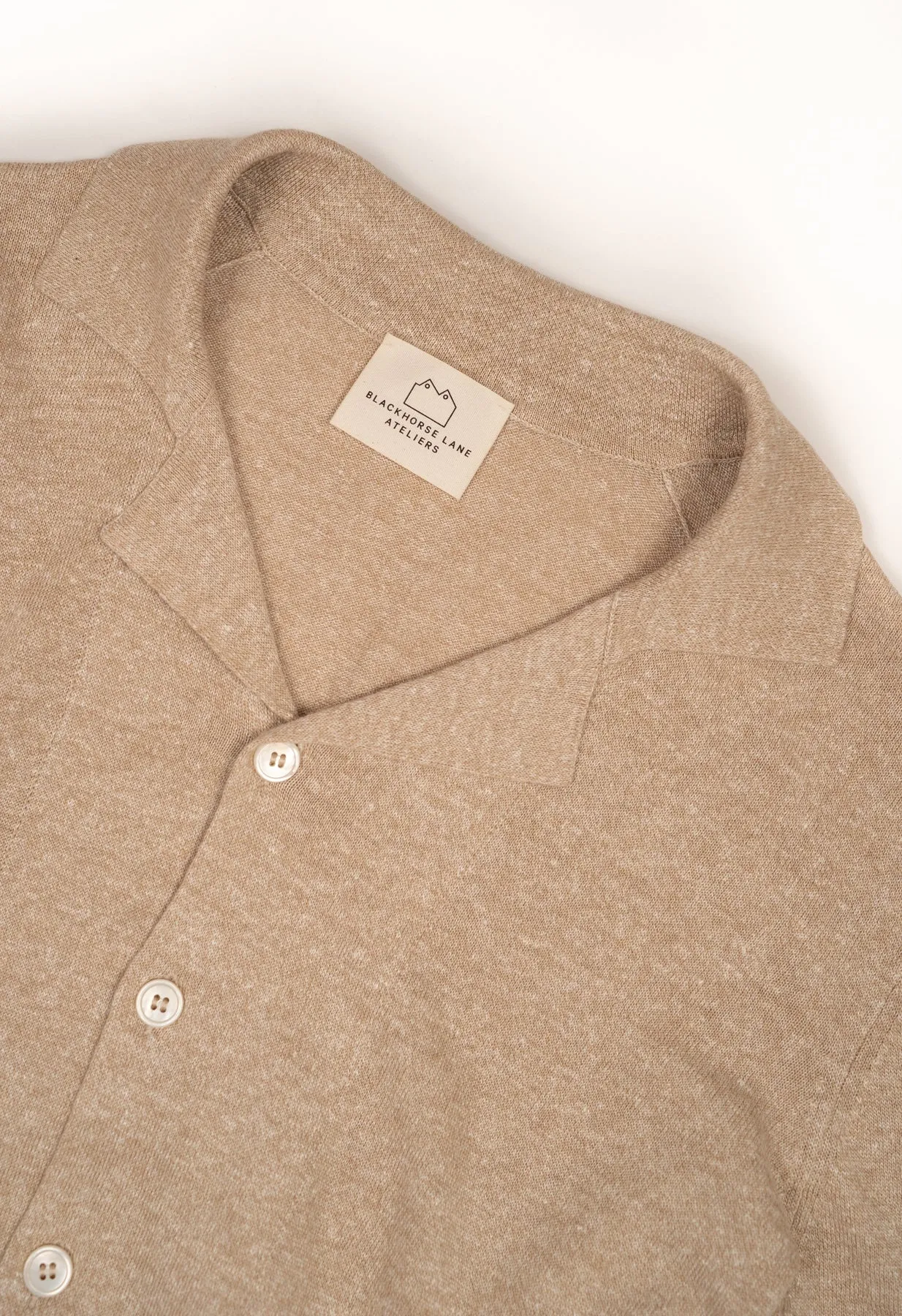 Men's Open Collar Knit - Brown sold by Blackhorse Lane Ateliers product image thumbnail 2