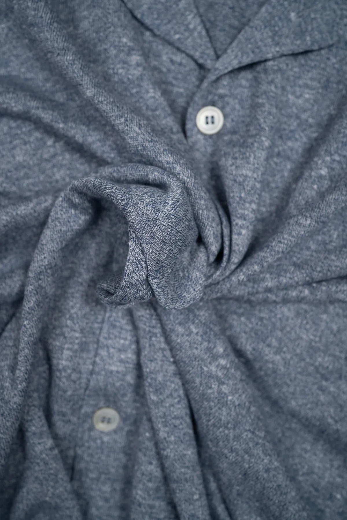 Men's Open Collar Knit - Light Blue sold by Blackhorse Lane Ateliers product image thumbnail 3