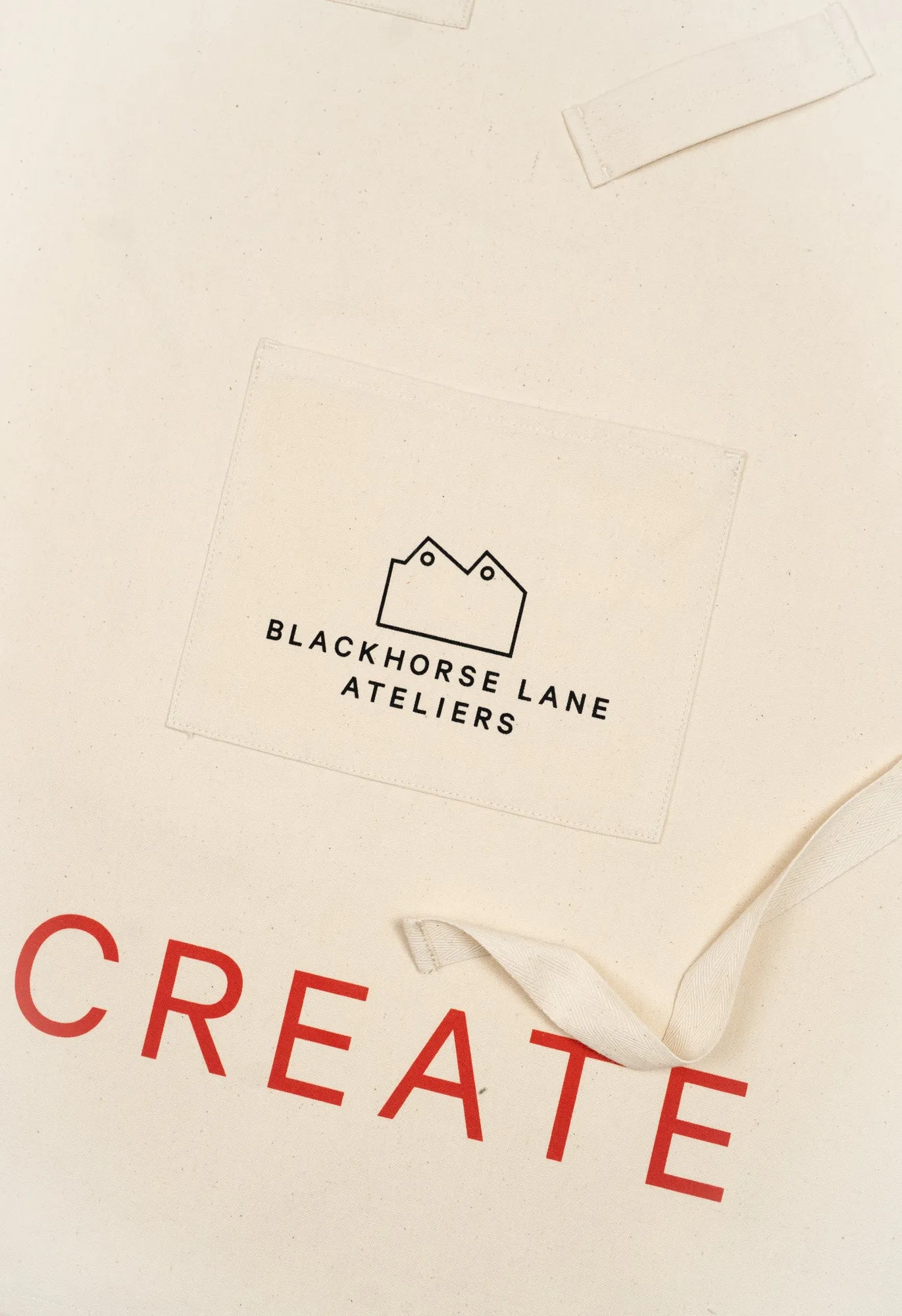 Soho Ecru Canvas Apron sold by Blackhorse Lane Ateliers product image thumbnail 4