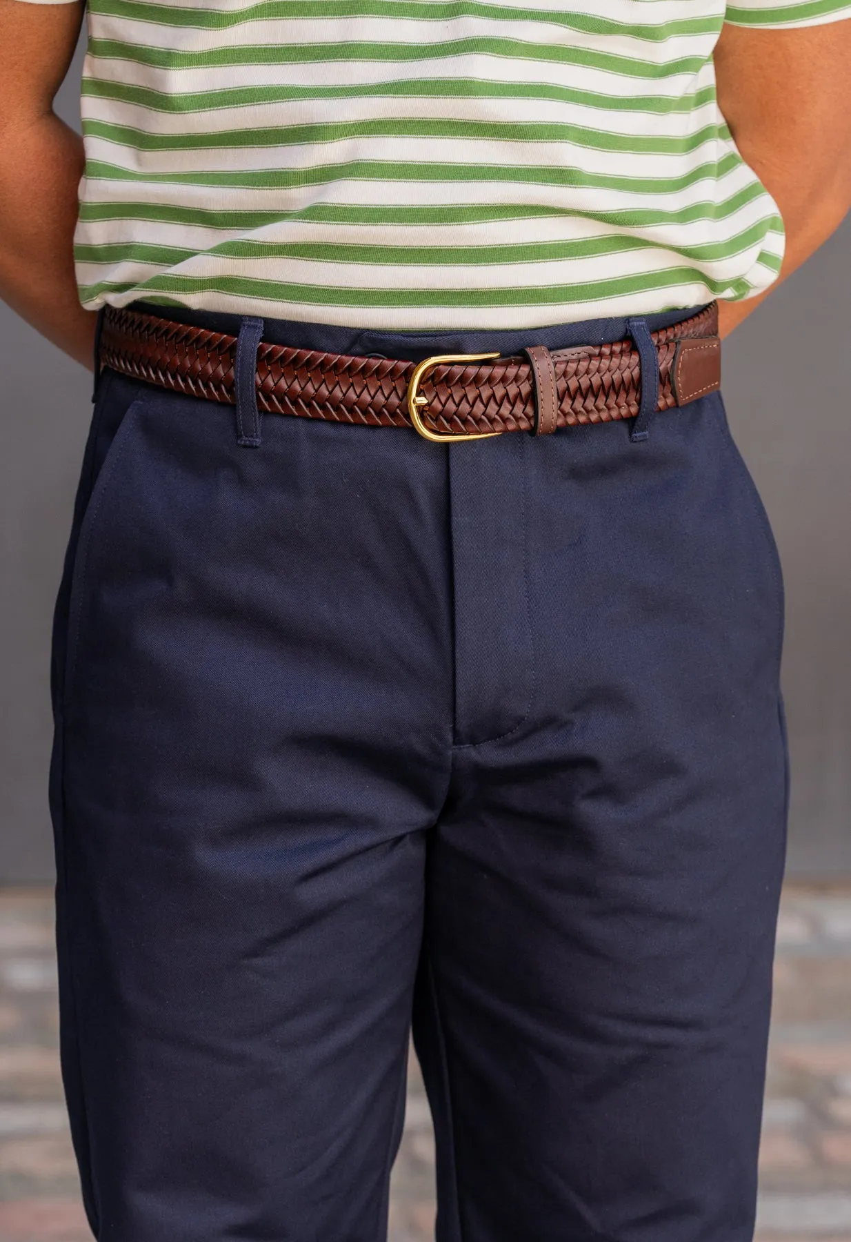 Brown BLA x Hardy & Parsons Plaited Leather Belt sold by Blackhorse Lane Ateliers product image thumbnail 5