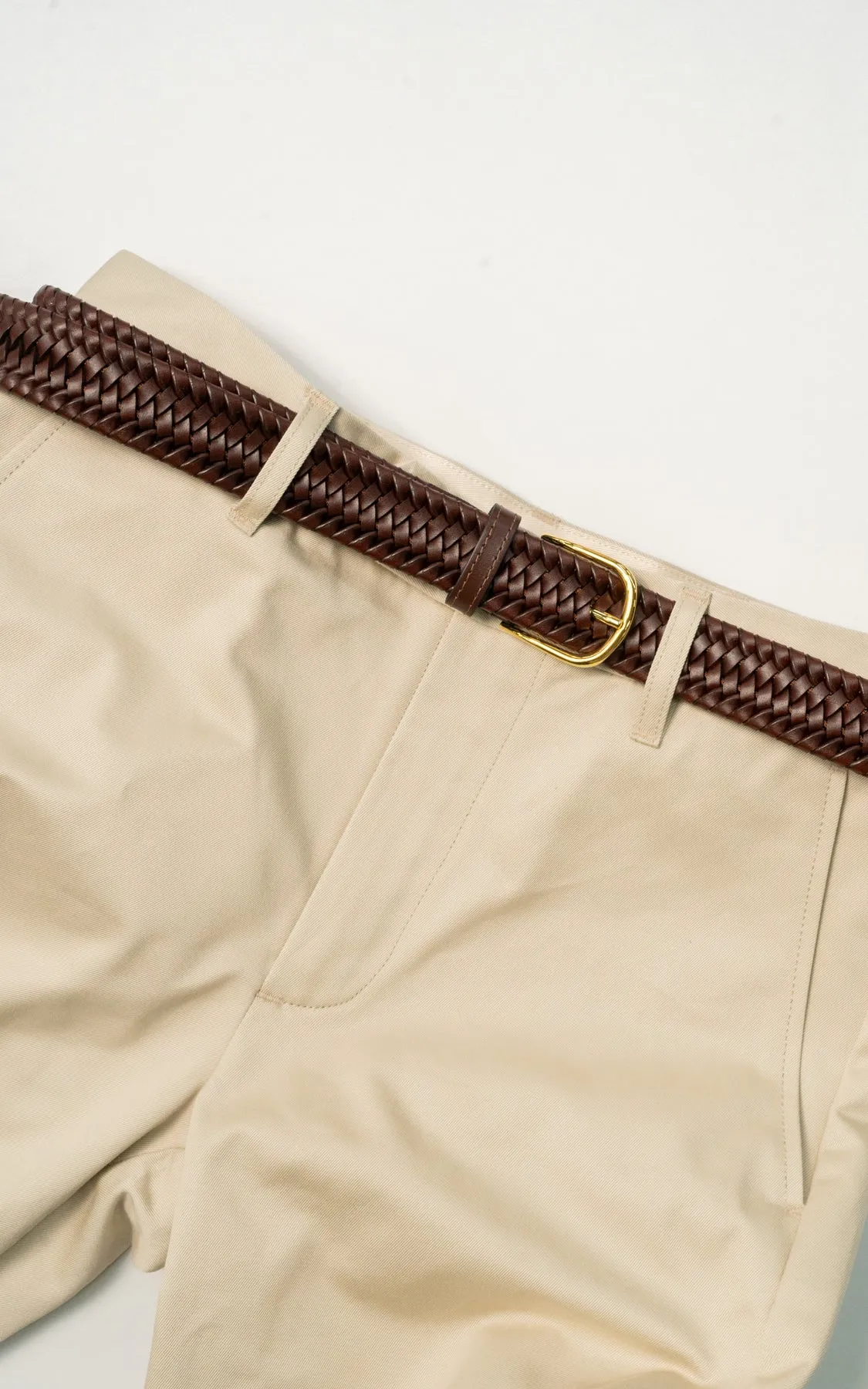 Brown BLA x Hardy & Parsons Plaited Leather Belt sold by Blackhorse Lane Ateliers product image thumbnail 3