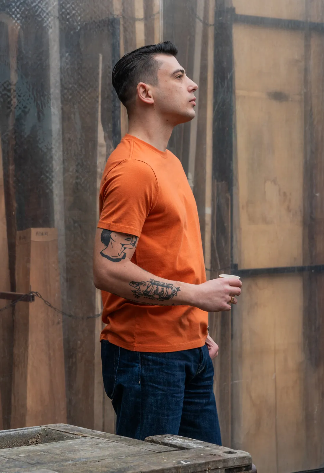 SW17 Lightweight T-Shirt Burnt Orange sold by Blackhorse Lane Ateliers product image thumbnail 5
