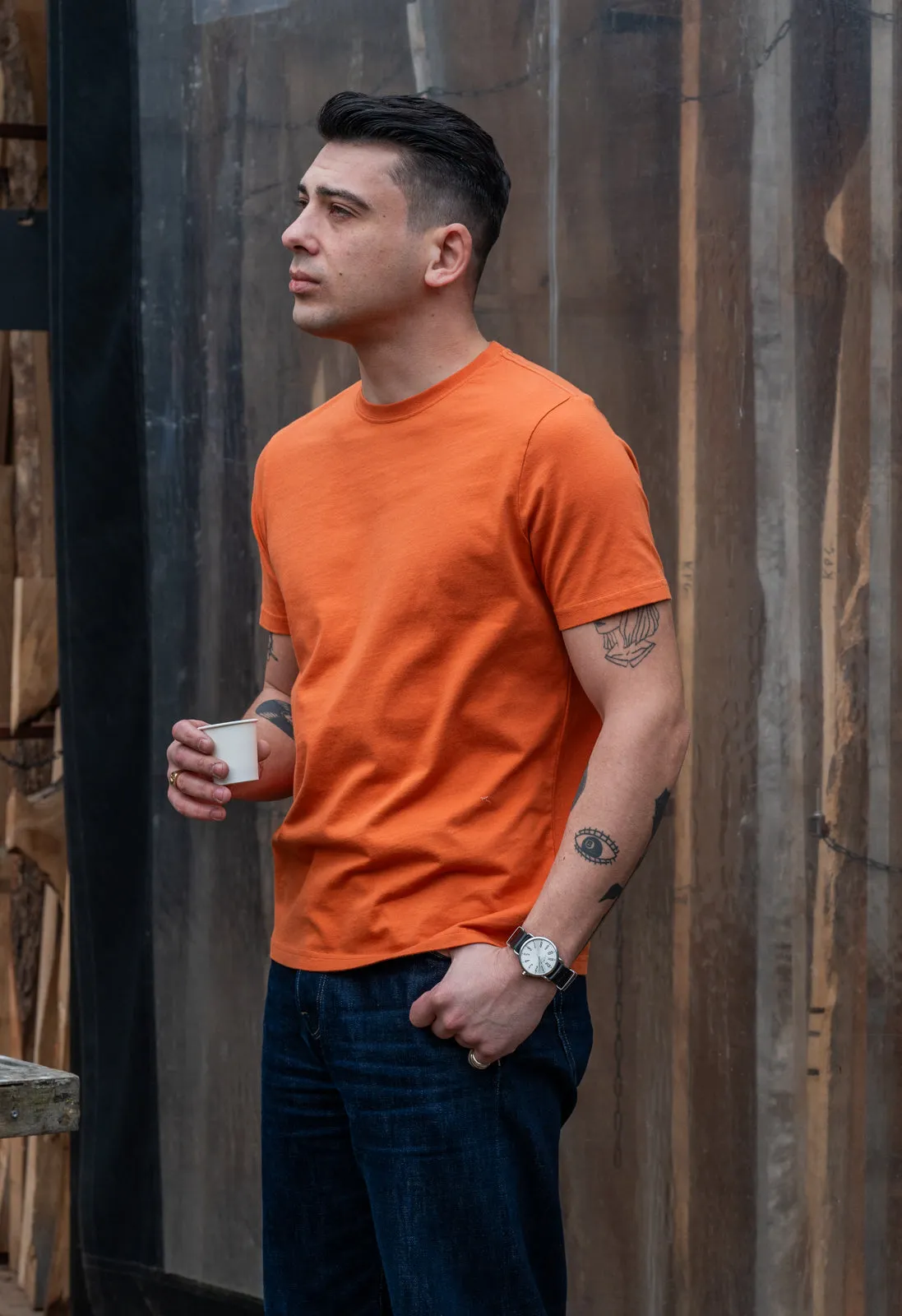 SW17 Lightweight T-Shirt Burnt Orange sold by Blackhorse Lane Ateliers product image thumbnail 3