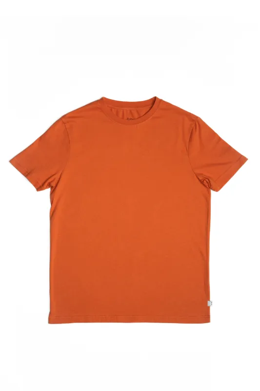 SW17 Lightweight T-Shirt Burnt Orange made by Blackhorse Lane Ateliers