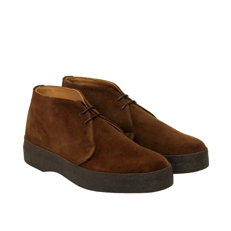 SANDERS SAM IN POLO SNUFF SUEDE CHUKKA BOOT made by Sanders
