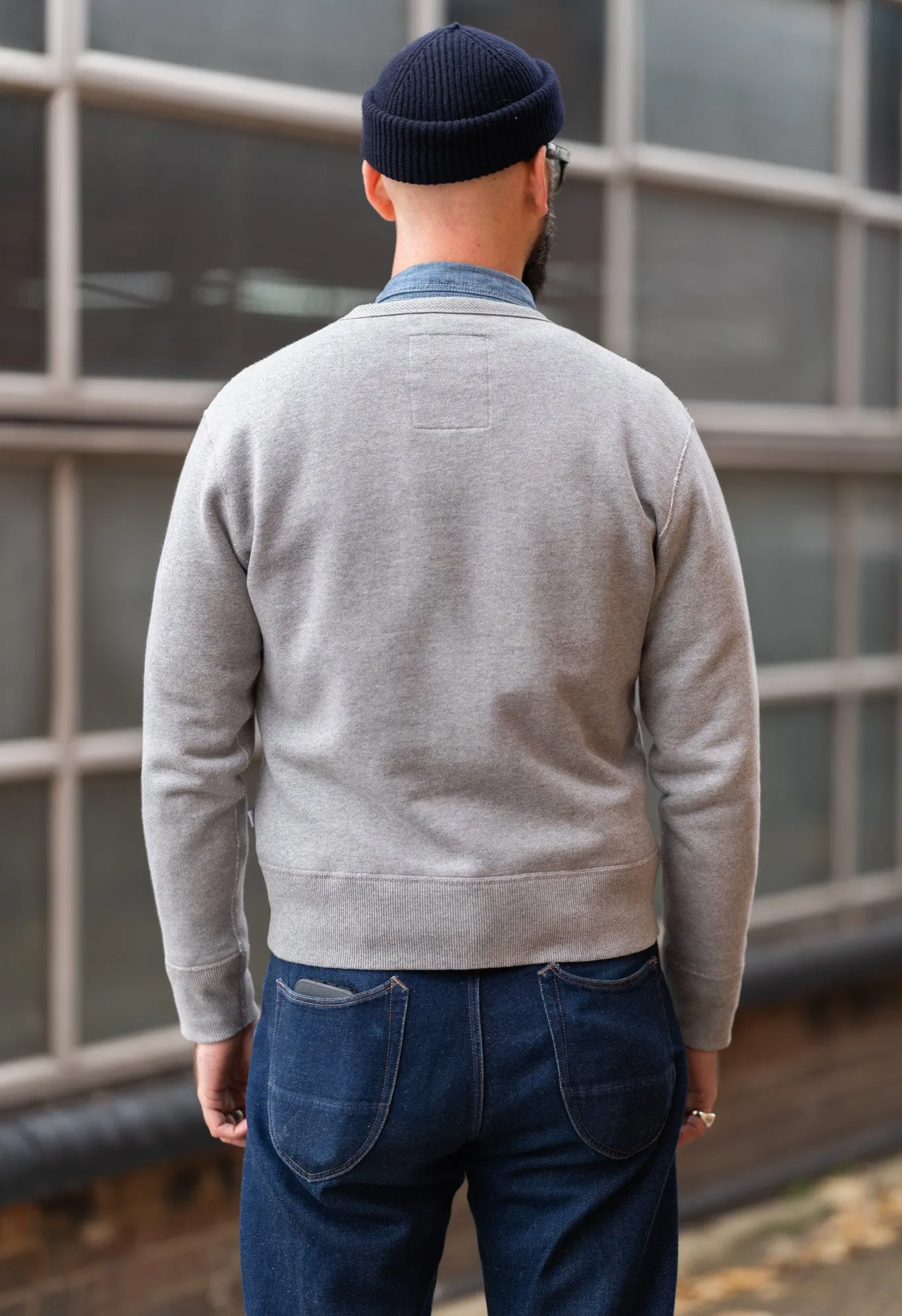 N7 Heavyweight Sweatshirt Grey sold by Blackhorse Lane Ateliers product image thumbnail 3