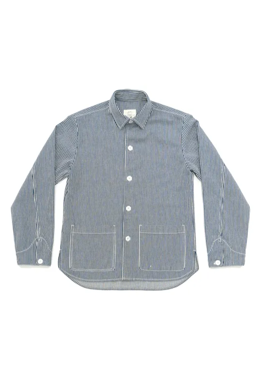 W2 Hickory Japanese 10oz Overshirt made by Blackhorse Lane Ateliers