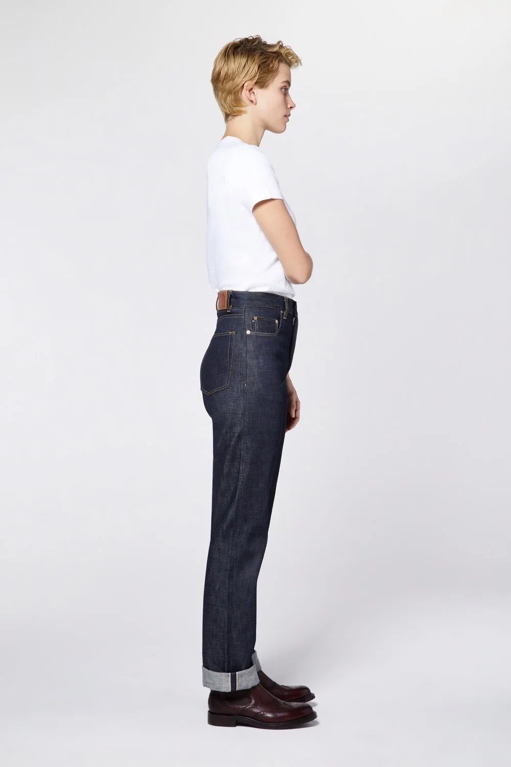 E10 Classic Straight Indigo 13oz Turkish Raw Womens jeans sold by Blackhorse Lane Ateliers product image thumbnail 4