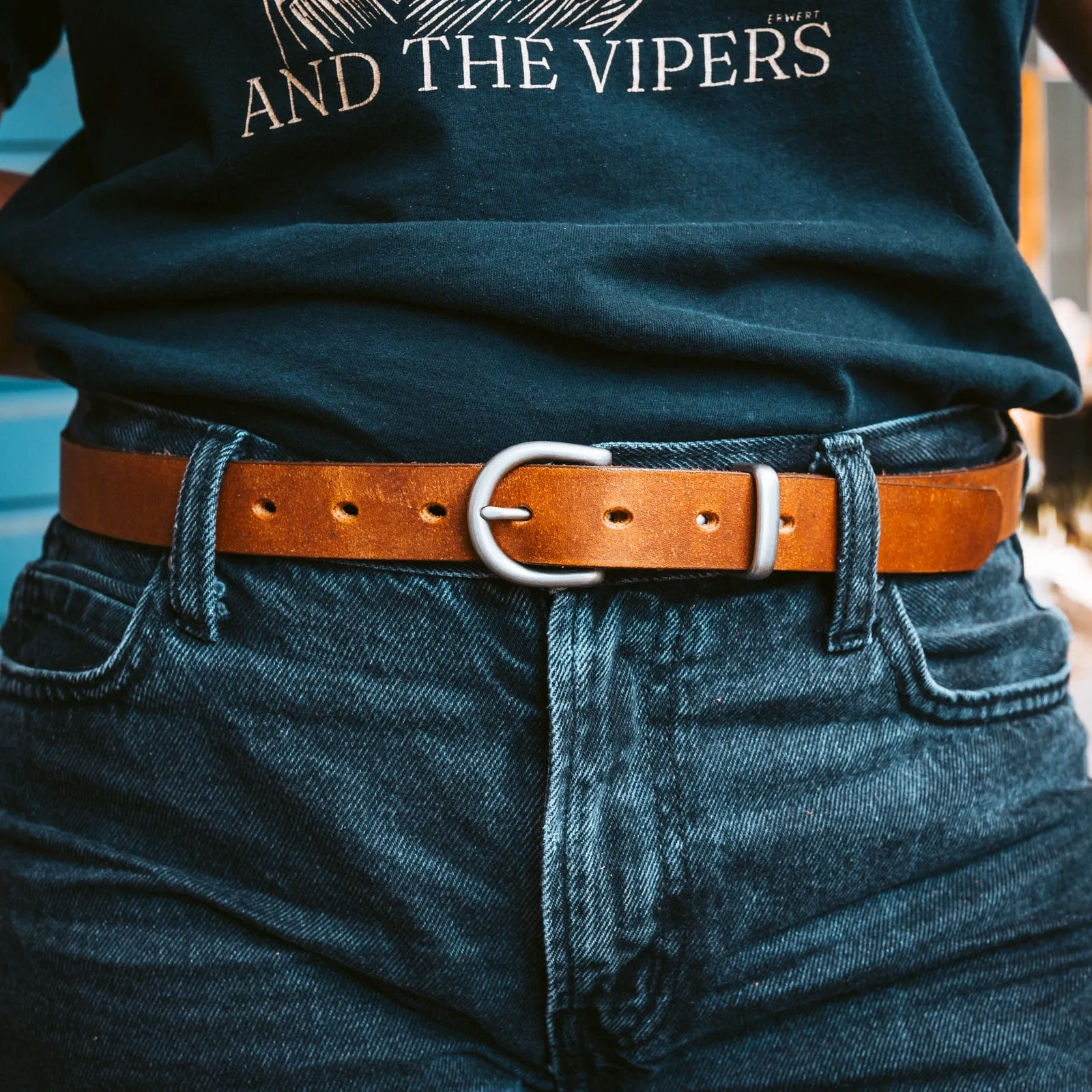 Women's Leather Belt - 1" sold by Popov Leather product image thumbnail 2