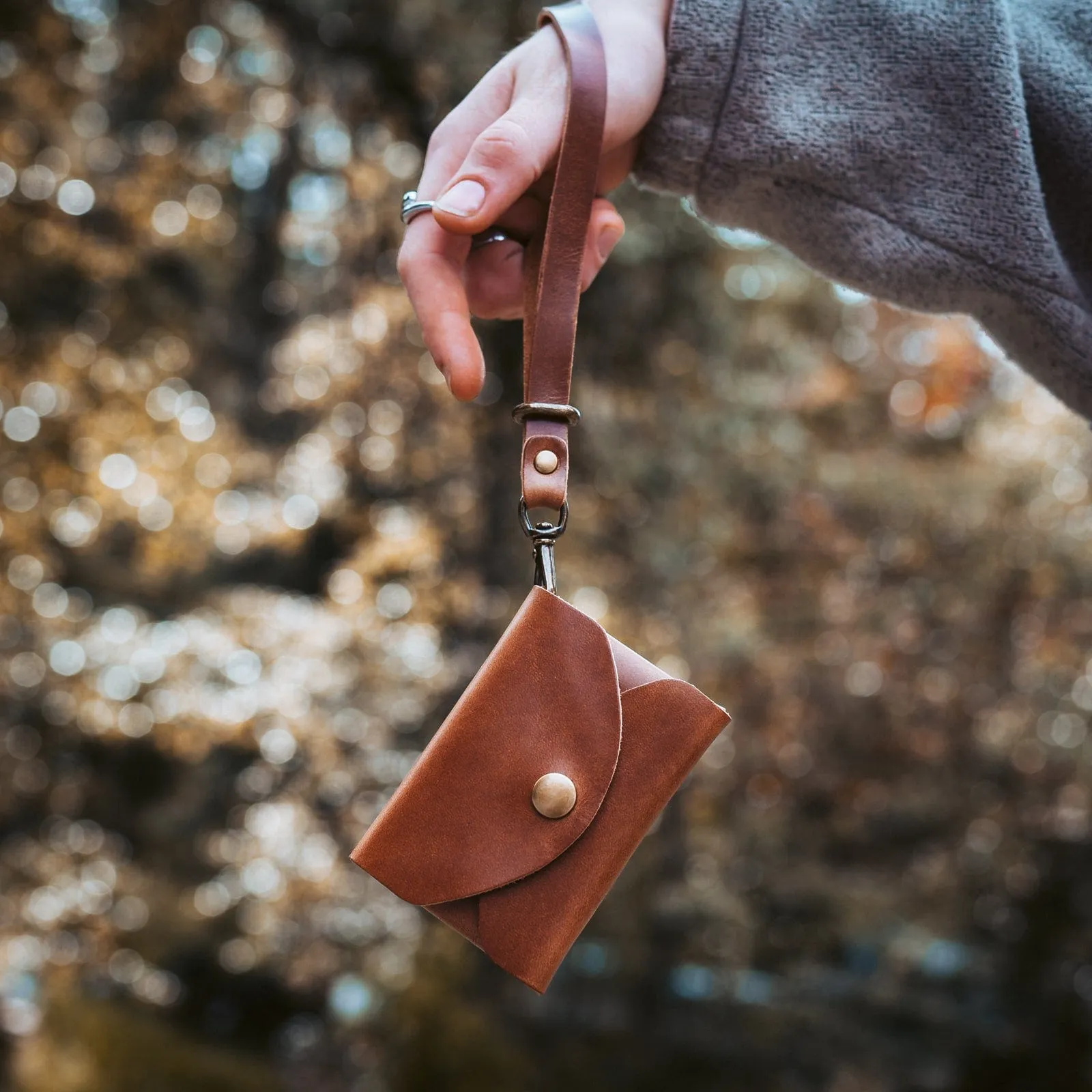 Leather Envelope Pouch sold by Popov Leather product image thumbnail 2