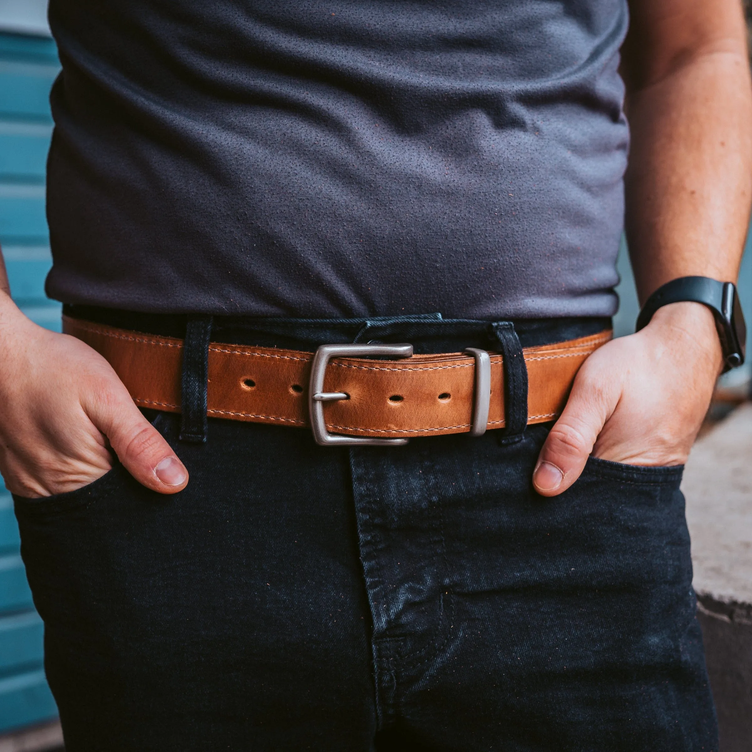 Leather Vanguard Belt - 1.5" sold by Popov Leather product image thumbnail 2