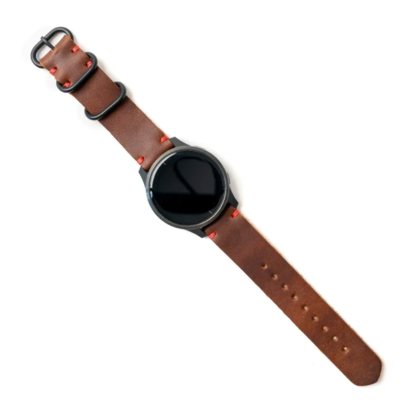 Leather Garmin Watch Band sold by Popov Leather