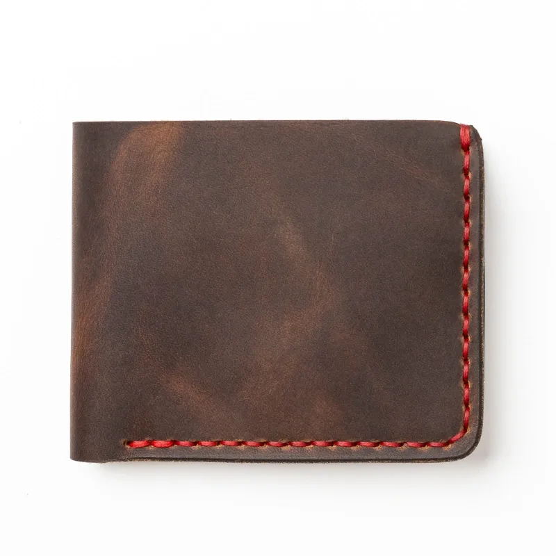 Traditional Bifold Leather Wallet sold by Popov Leather