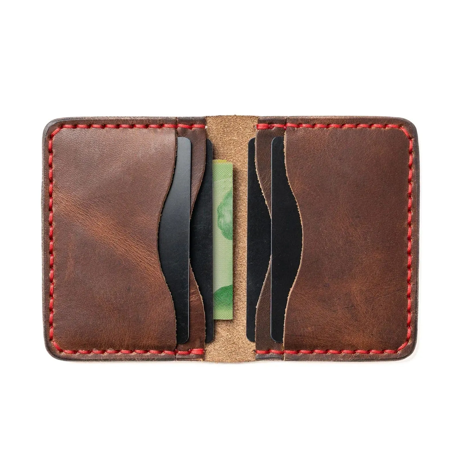 Leather 5 Card Wallet sold by Popov Leather product image thumbnail 3