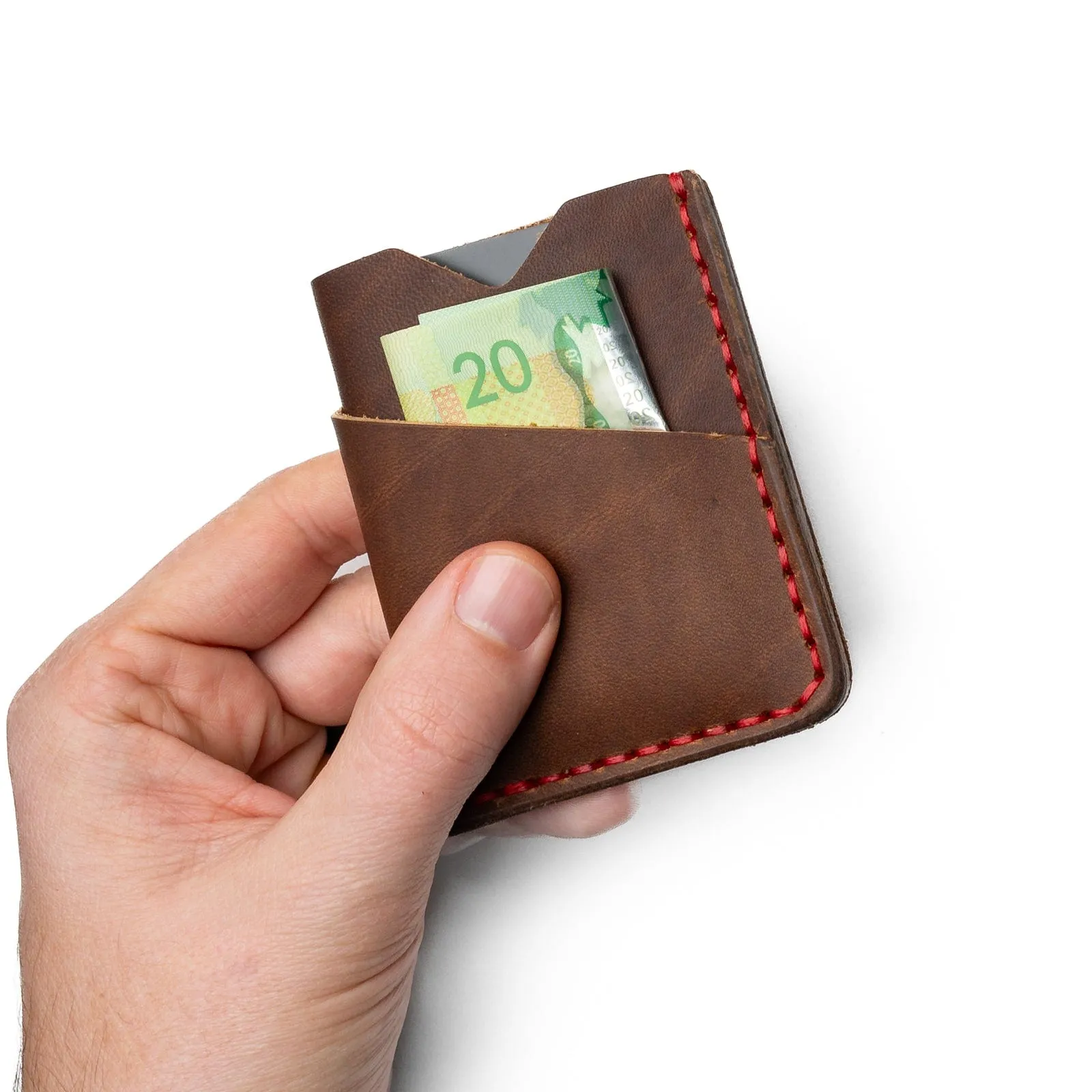 Leather Front Pocket Wallet sold by Popov Leather product image thumbnail 4