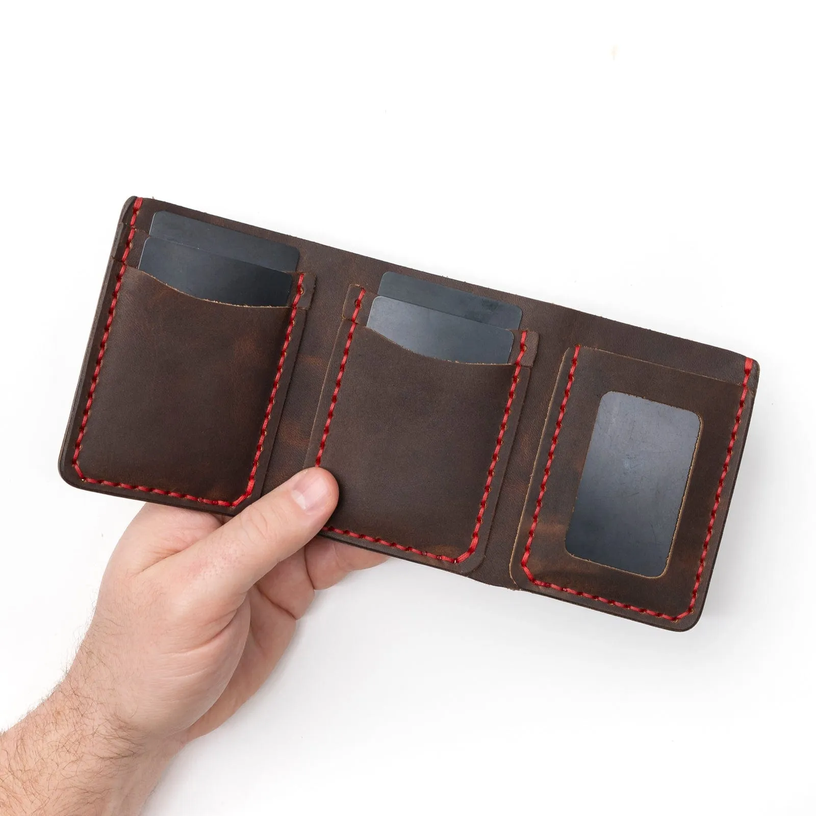 Leather Trifold Wallet sold by Popov Leather product image thumbnail 5