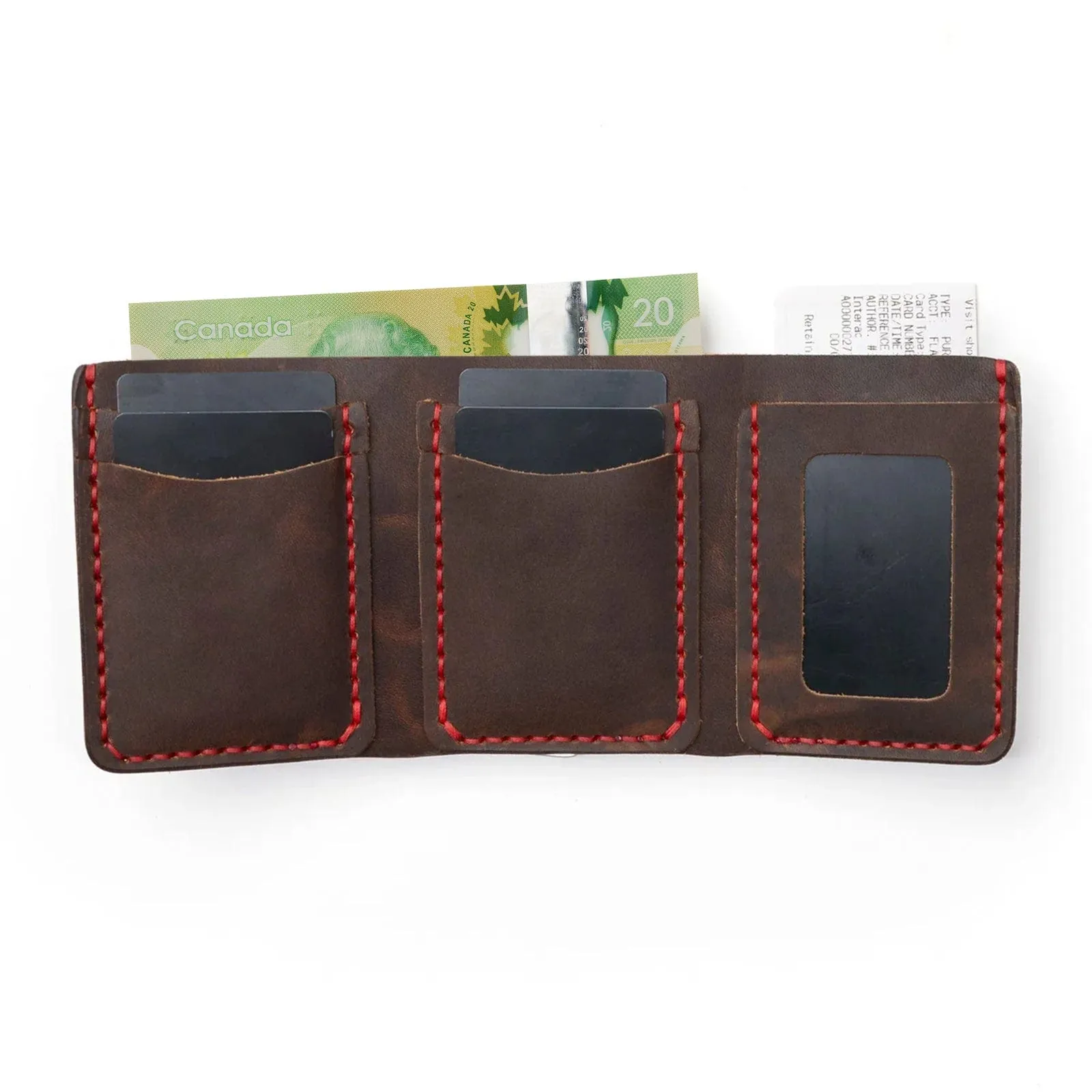 Leather Trifold Wallet sold by Popov Leather product image thumbnail 4