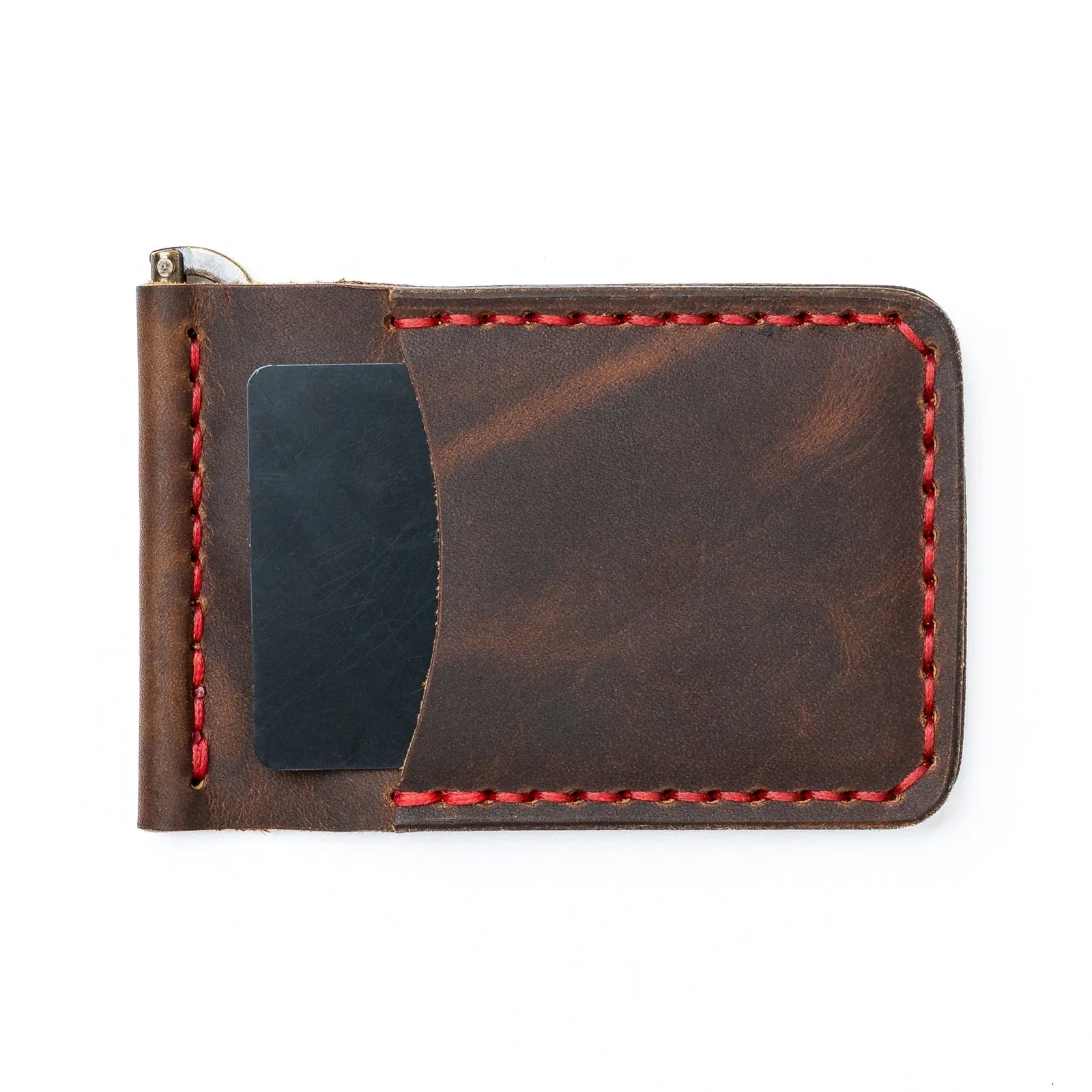 Leather Money Clip Wallet sold by Popov Leather